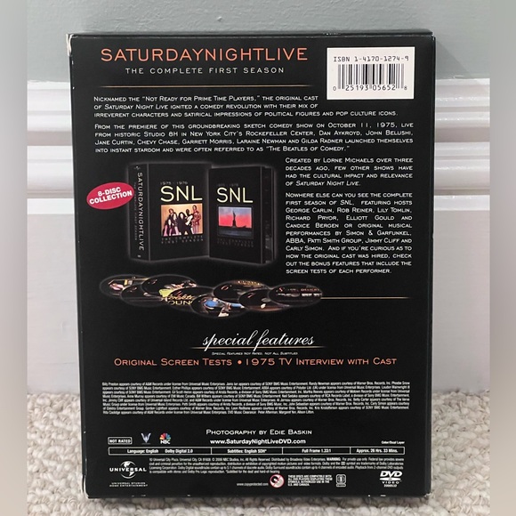 SNL Complete First Season DVD Set - Picture 2 of 9